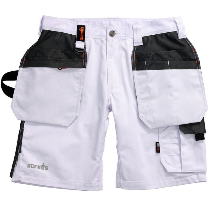Scruffs Worker Plus Holster Shorts White