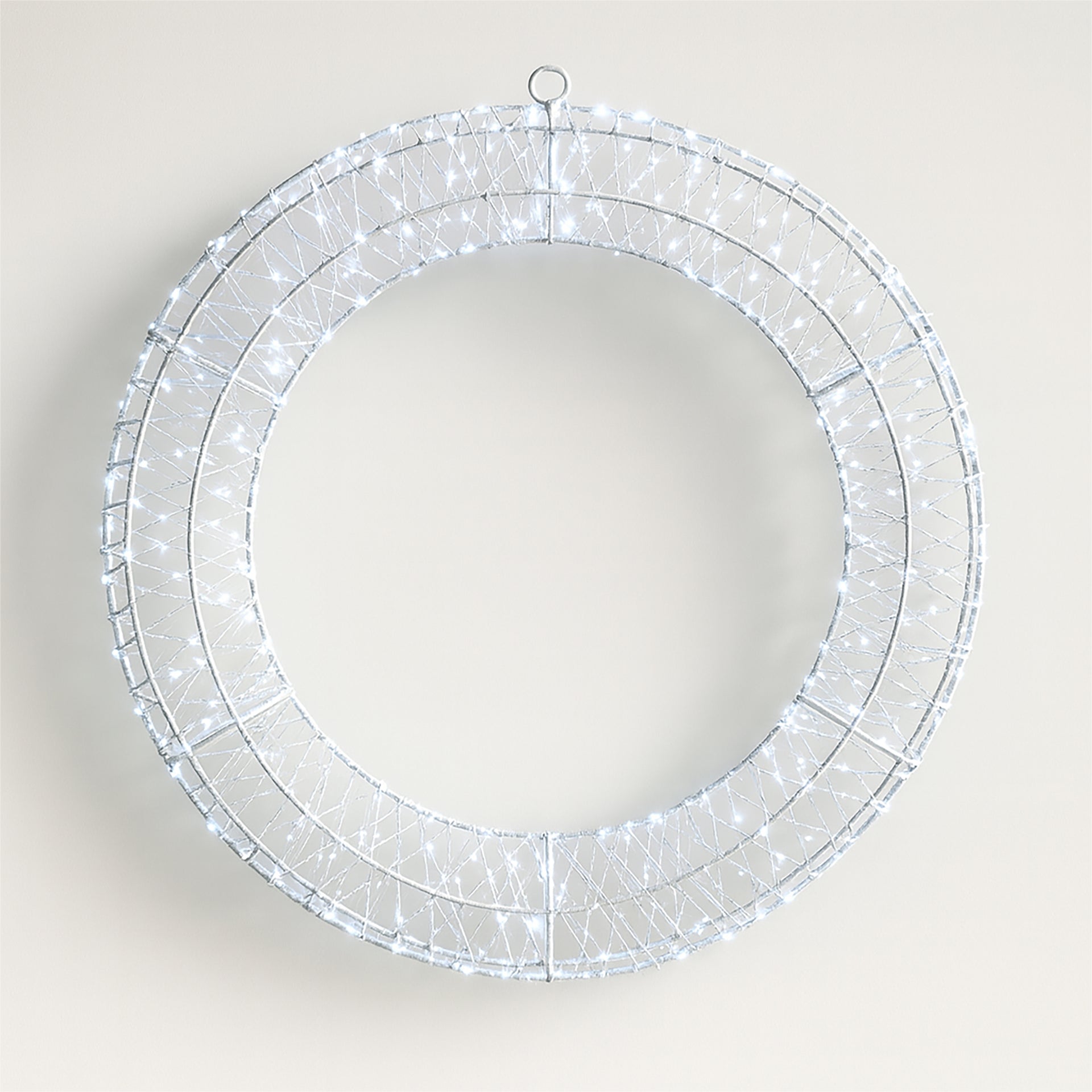 Xmas Haus XH10033 70cm 1200 LED Pre Lit Micro LED Wreath with Timer Coolwhite IP44