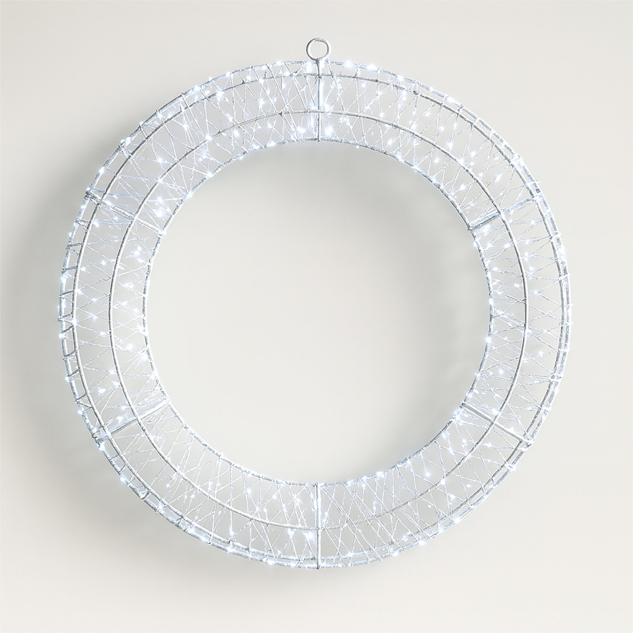 Xmas Haus XH10033 70cm 1200 LED Pre Lit Micro LED Wreath with Timer Coolwhite IP44