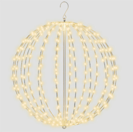 Xmas Haus XH10066 50cm 320 LED Pre Lit LED Sphere with Timer Warmwhite IP44
