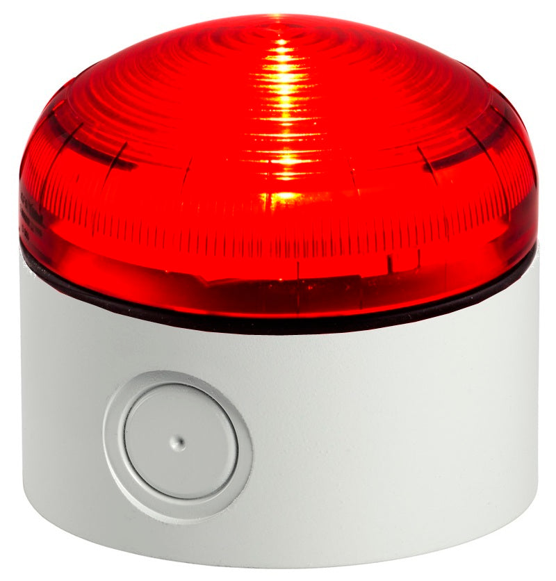 Switchtec XLF-JR-DIR-3-HTDG Sirena XLF-JR 120-230V Continuous Red LED Beacon with Deep Grey Base IP6