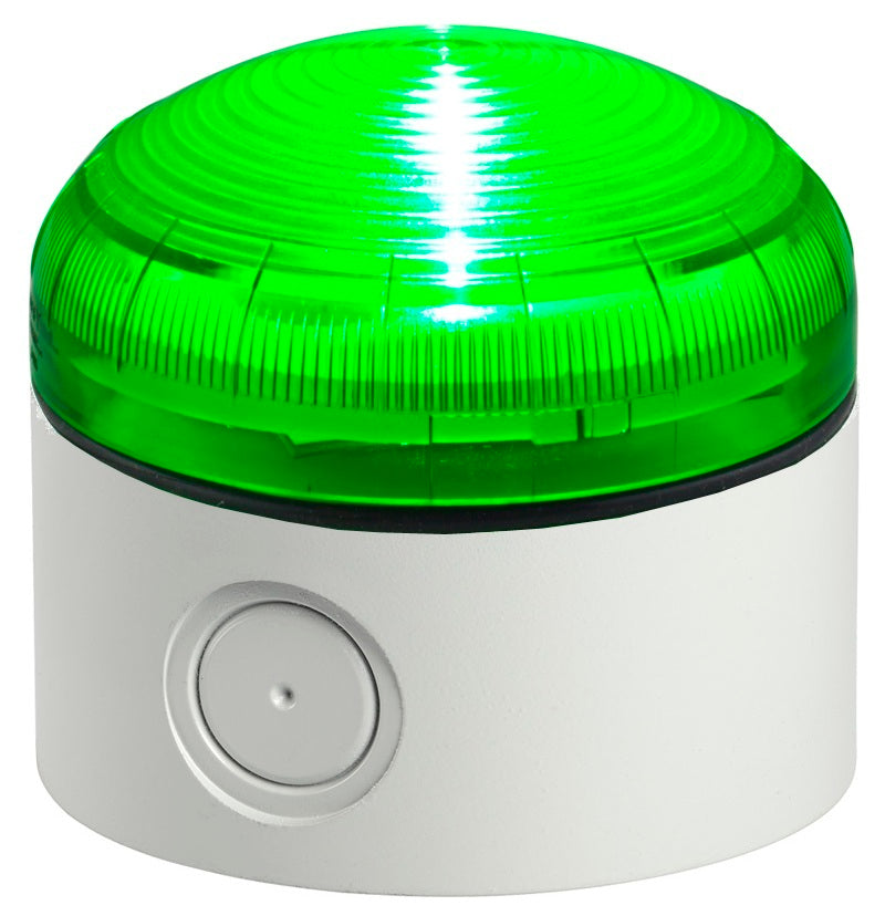 Switchtec XLF-JR-DIR-4-HTDG Sirena XLF-JR 120-230V Continuous Green LED Beacon with Deep Grey Base I