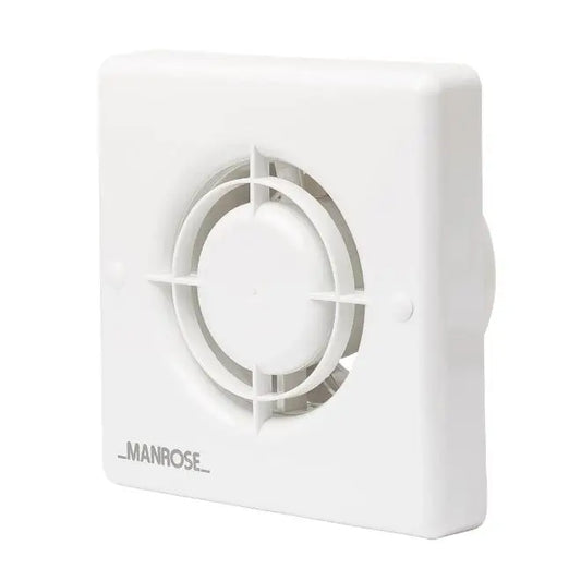 Manrose XF100T 4'' Wall and Ceiling Fan with Timer
