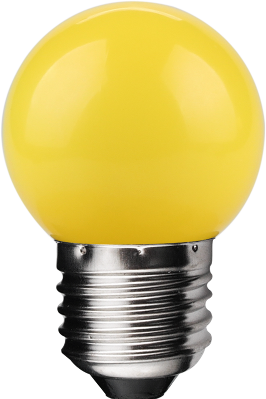 Kosnic KLED01GLF/E27-YL Colour Golf 1W ES Yellow LED Golfball