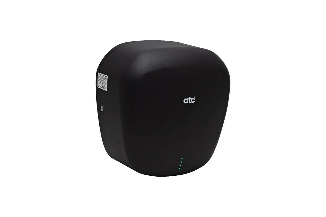 ATC Z-3145B Tiger Eco 0.65KW - 1.4KW Automatic High Speed Hand Dryer Black