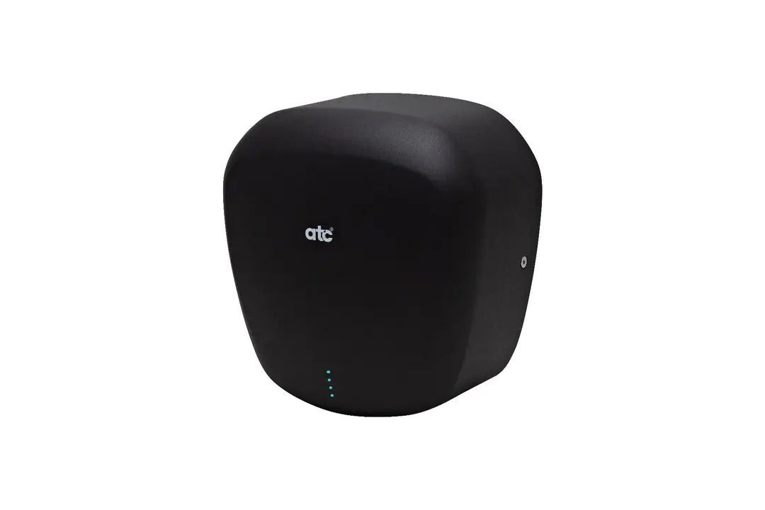 ATC Z-3145B Tiger Eco 0.65KW - 1.4KW Automatic High Speed Hand Dryer Black