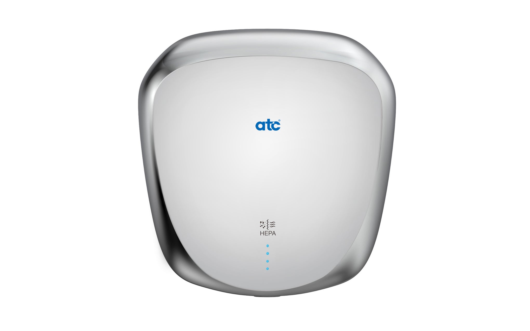 ATC Z-4145HP Tiger Eco Pure 1.4KW Automatic High Speed Hand Dryer with HEPA Filter & Indicator Polished Stainless Steel