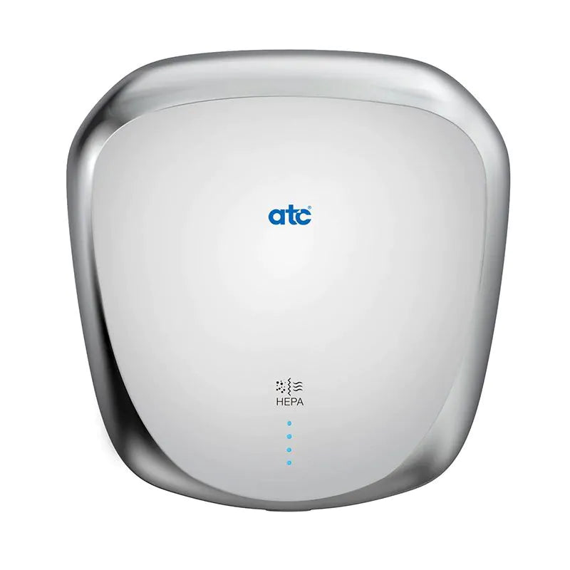 ATC Z-4145HP Tiger Eco Pure 1.4KW Automatic High Speed Hand Dryer with HEPA Filter & Indicator Polished Stainless Steel