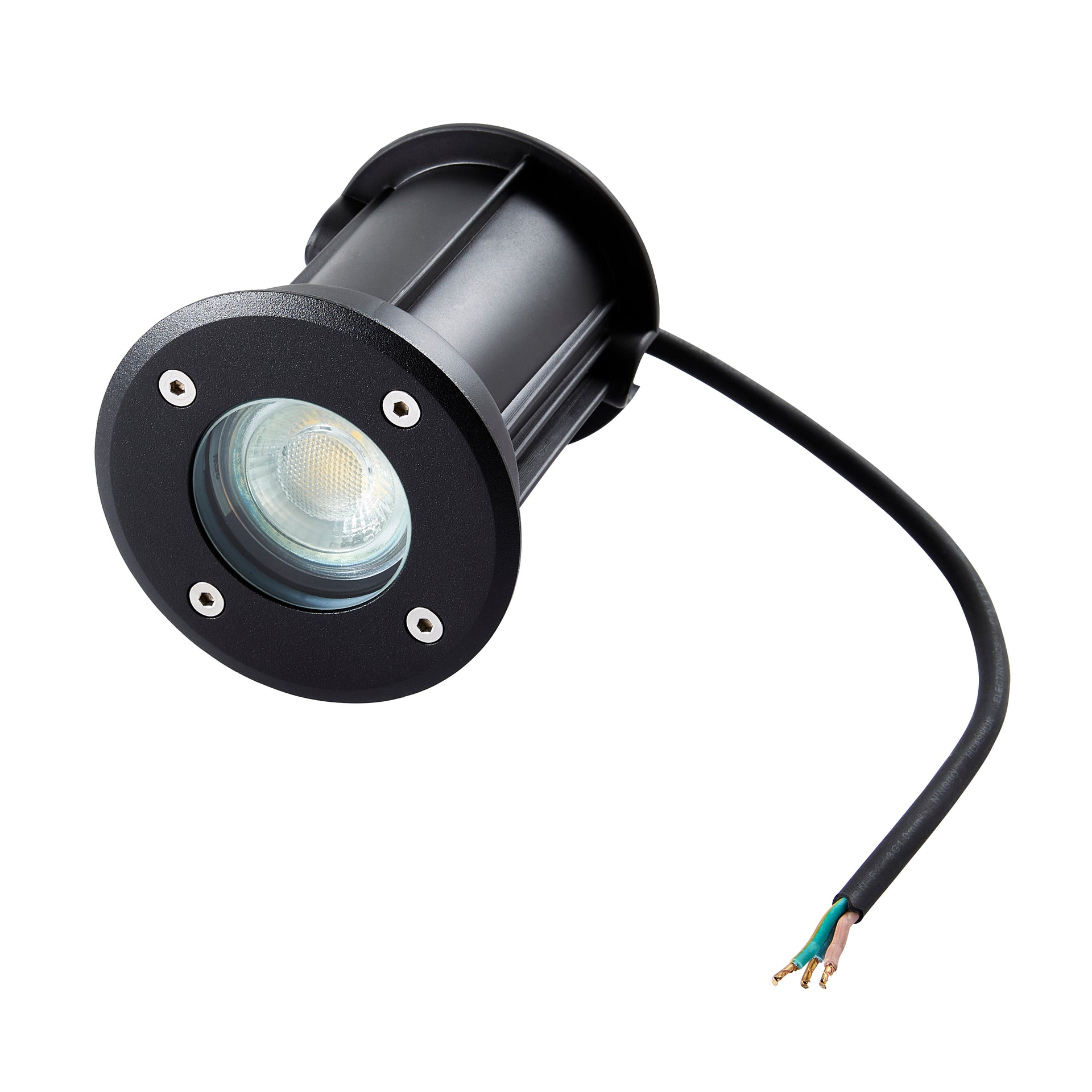 Forum ZN-20965-BLK Pan GU10 Drive Over Ground Light IP67 Black