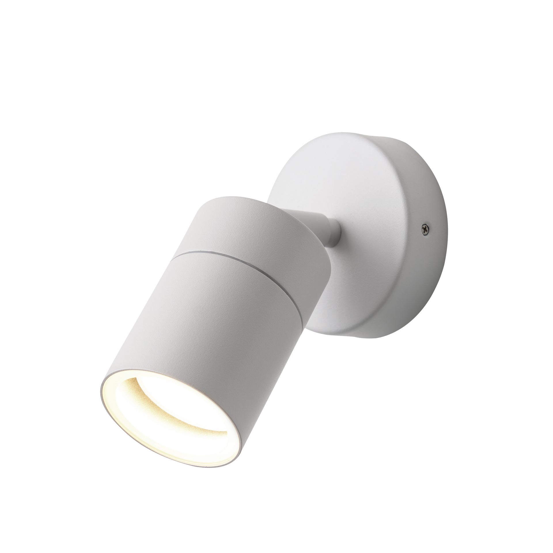 Forum ZN-26536-WHT-65 Leto GU10 Adjustable Wall Spotlight IP65 White