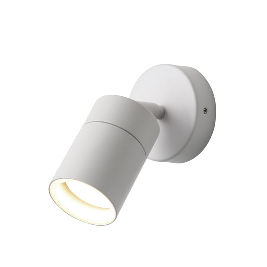 Forum ZN-26536-WHT-65 Leto GU10 Adjustable Wall Spotlight IP65 White