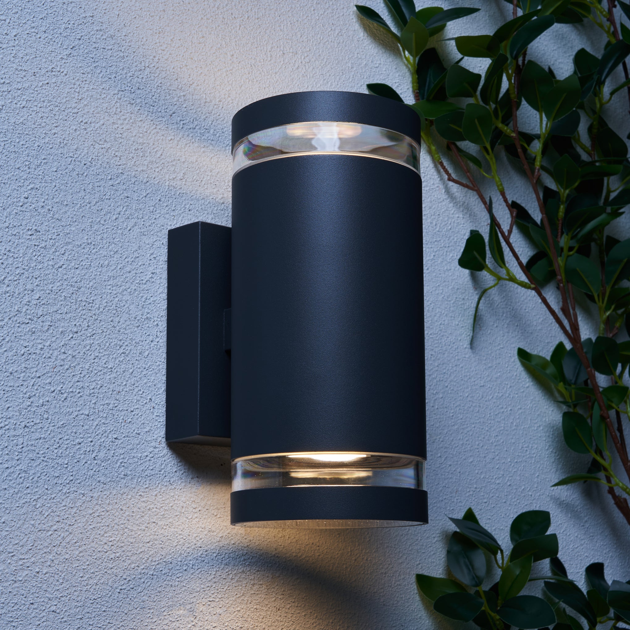 Forum ZN-29189-ATR Lens 2 x GU10 Up / Down Light IP44 Anthracite