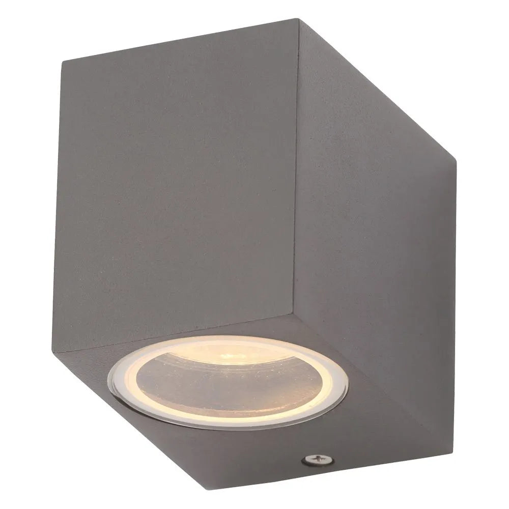 Forum ZN-31758-ANTH Fleet GU10 Square Down Light IP44 Anthracite
