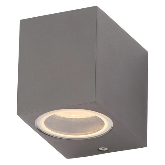 Forum ZN-31758-ANTH Fleet GU10 Square Down Light IP44 Anthracite