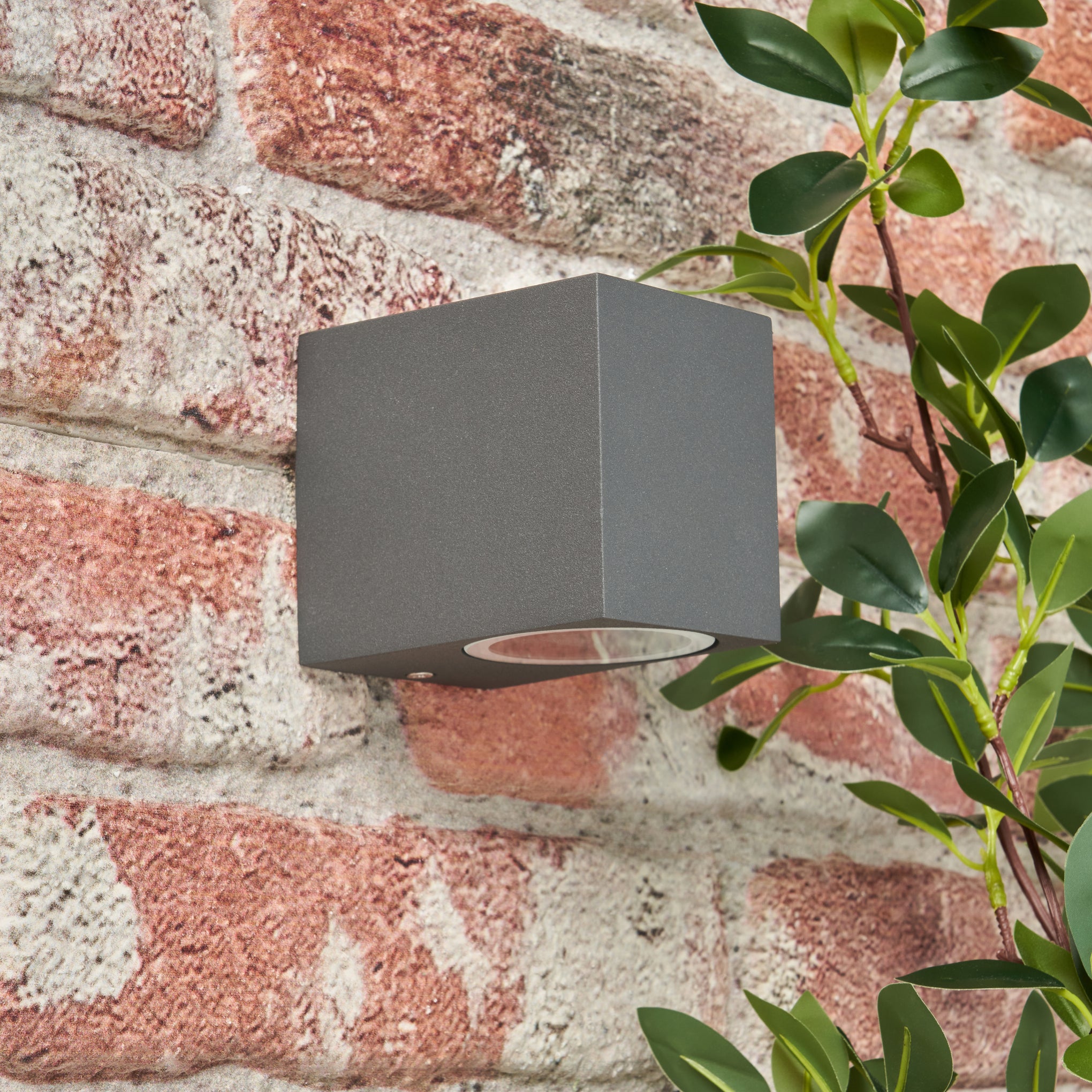 Forum ZN-31758-ANTH Fleet GU10 Square Down Light IP44 Anthracite