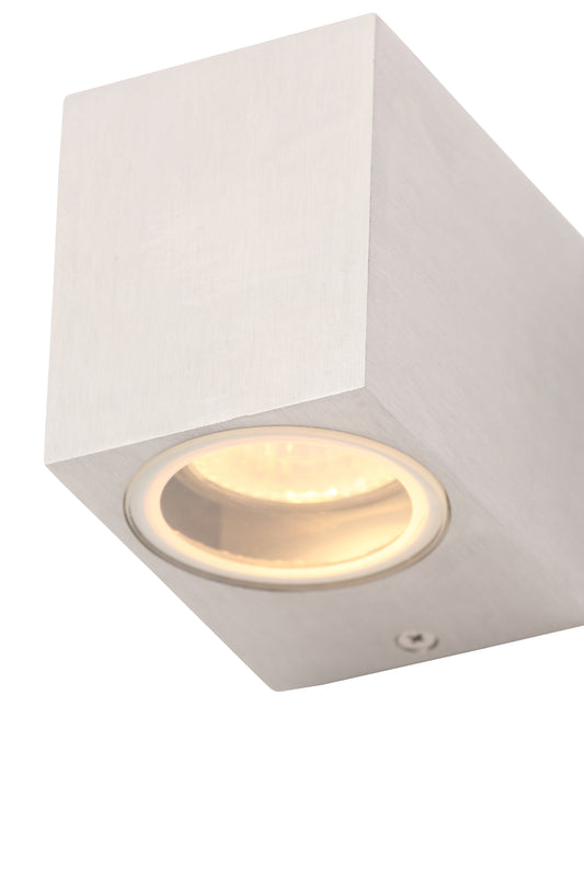 Forum ZN-31758-SIL Fleet GU10 Square Down Light IP44 Silver