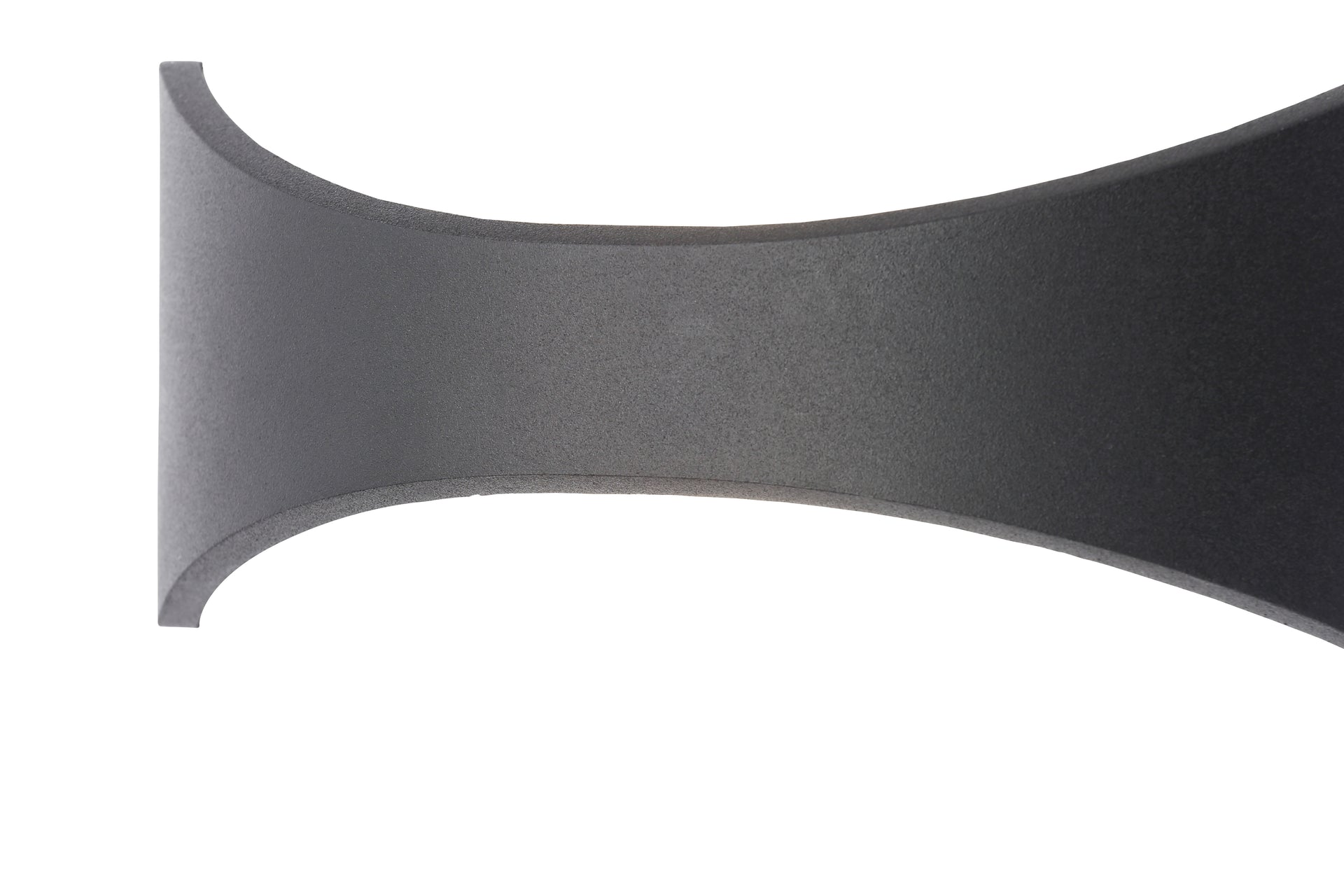 Forum ZN-31767-BLK Stroud 12W LED Curved Up / Down Light 4000K IP44 Black