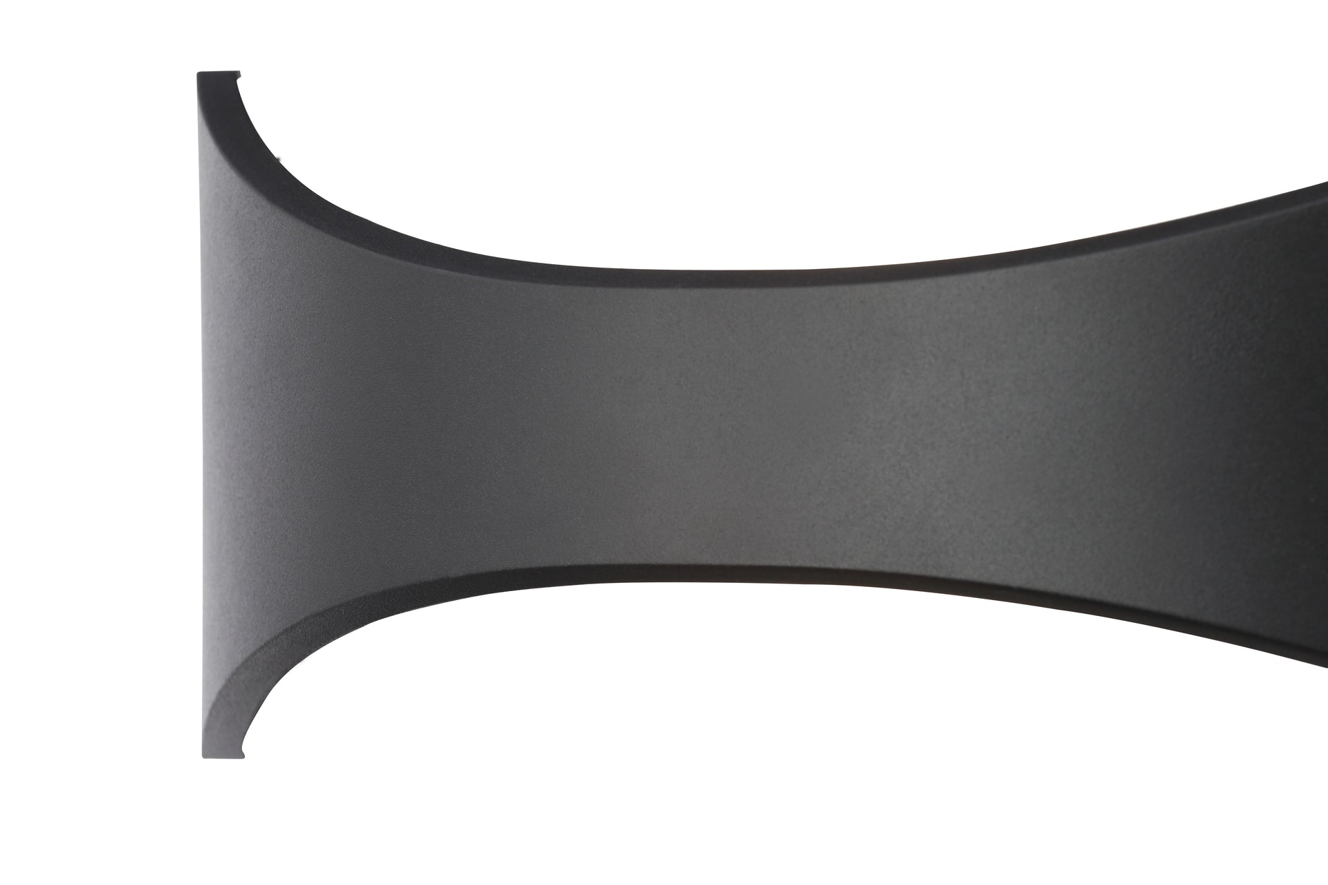 Forum ZN-31768-BLK Stroud 6W LED Curved Up / Down Light 4000K IP44 Black