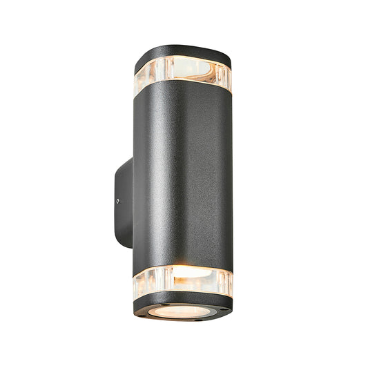 Forum ZN-32255-BLK Eos 2 x GU10 Up / Down Light IP54 Black