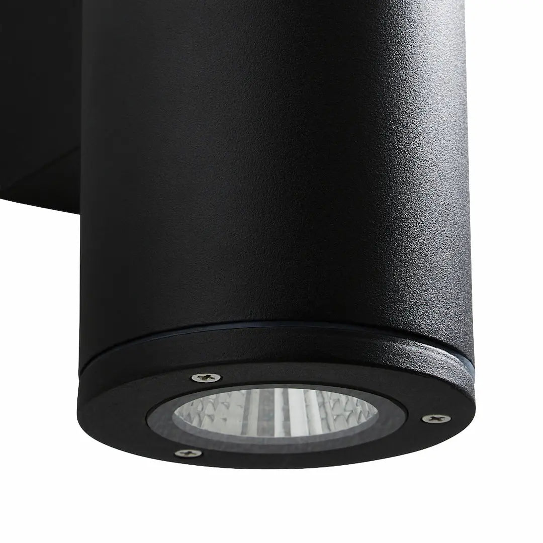 Forum ZN-34019-BLK Mizar 2 x 10W LED Up / Down Light 4000K IP54 Black