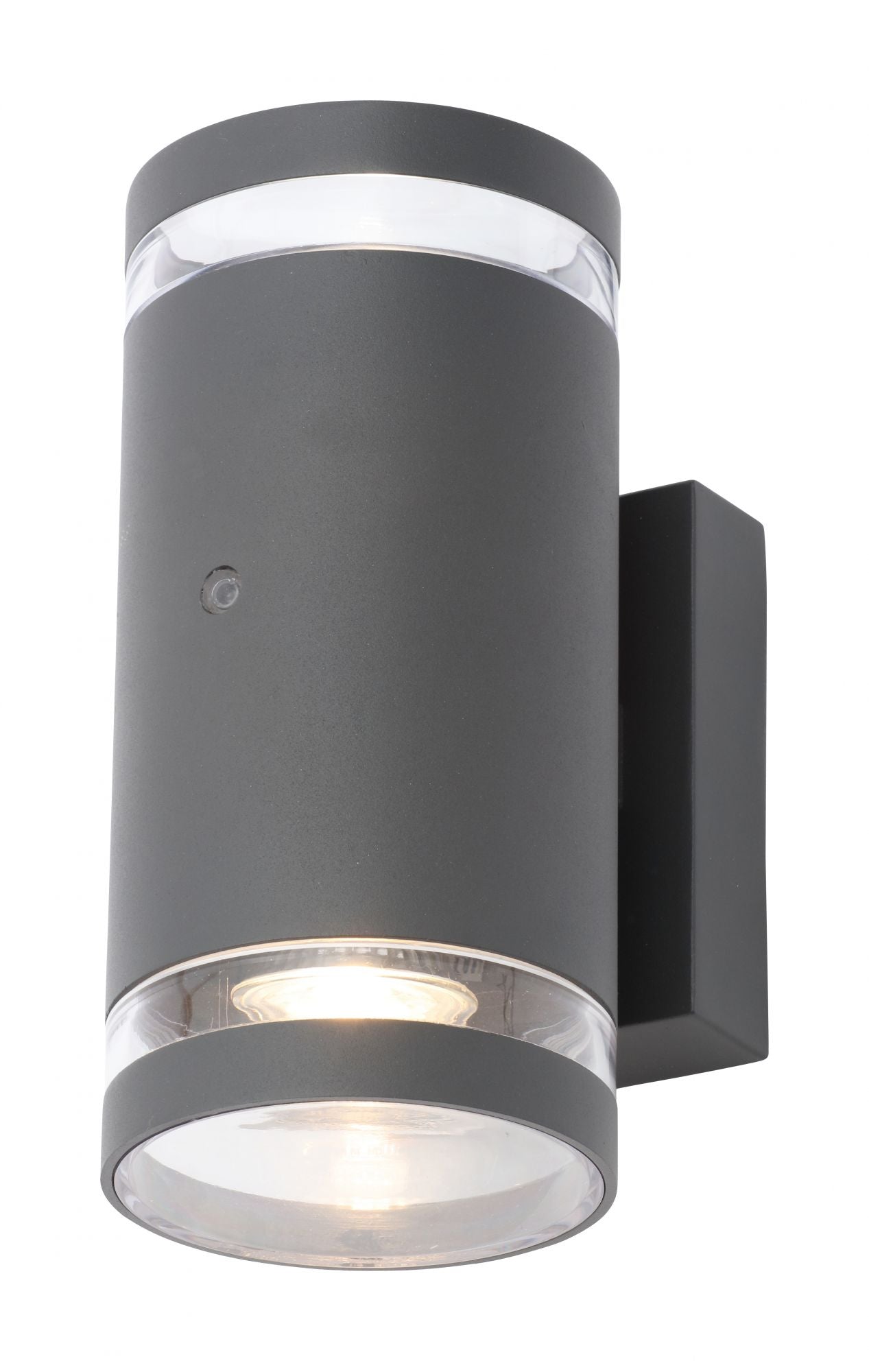Forum ZN-34042-ANTH Lens 2 x GU10 Up / Down Light with Photocell IP44 Anthracite
