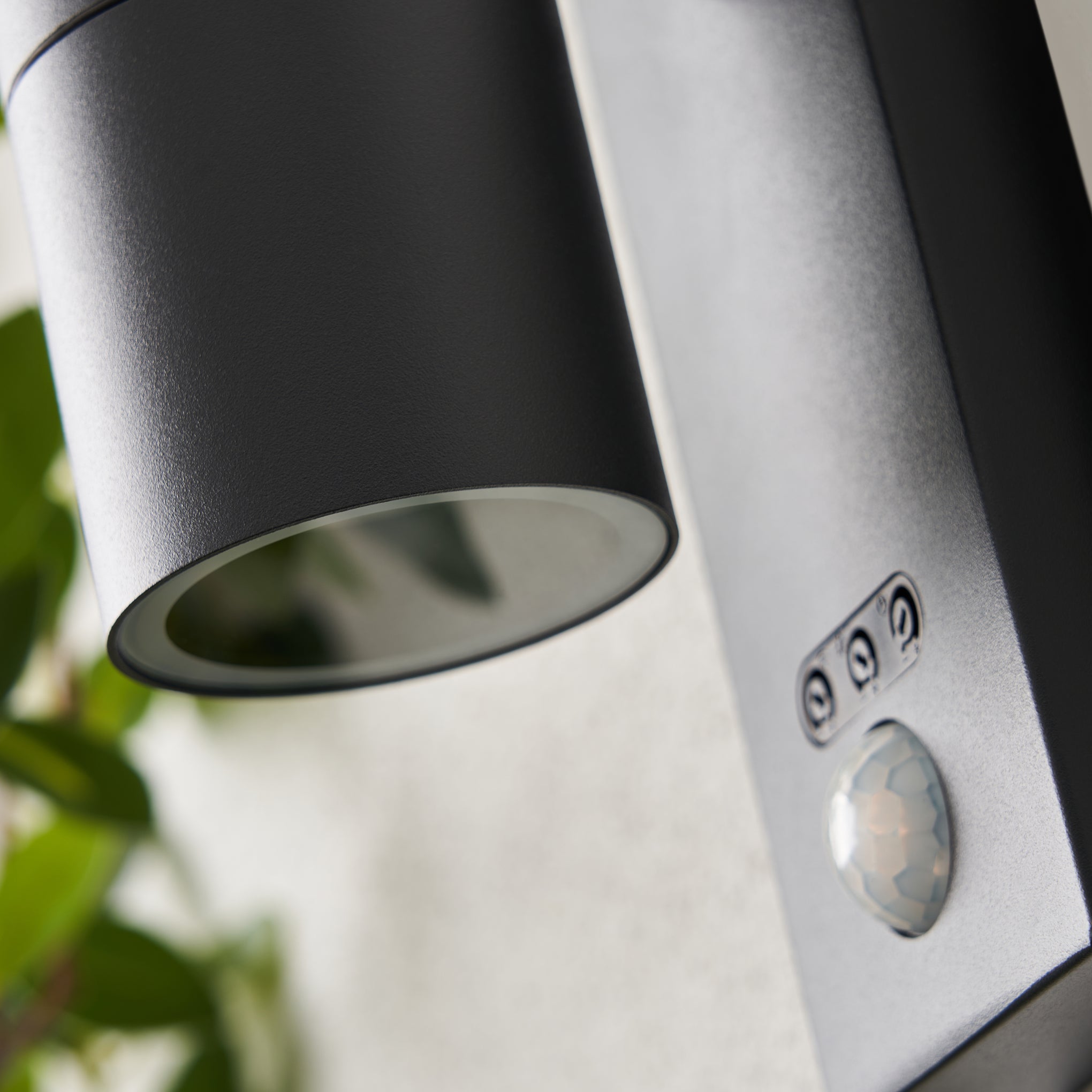 Forum ZN-37938-ANTH-65 Leto GU10 Down Light with PIR IP65 Anthracite