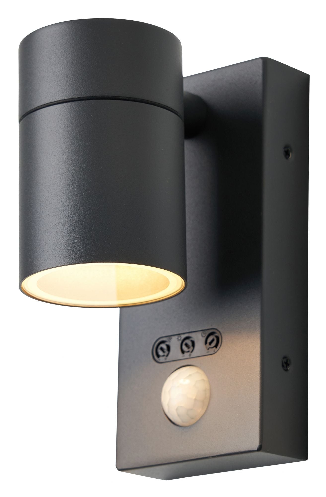 Forum ZN-37938-ANTH-65 Leto GU10 Down Light with PIR IP65 Anthracite