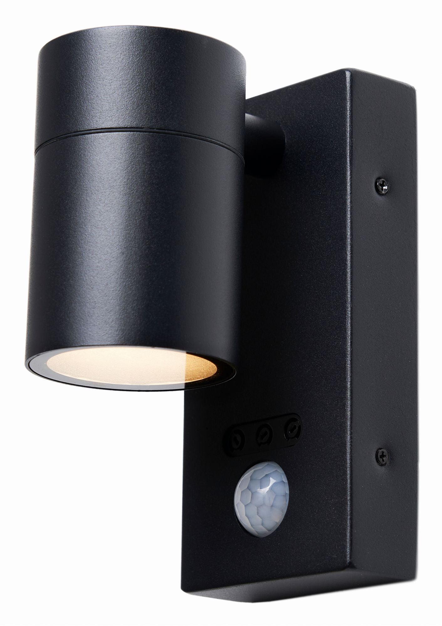 Forum ZN-37938-BLK-65 Leto GU10 Down Light with PIR IP65 Black