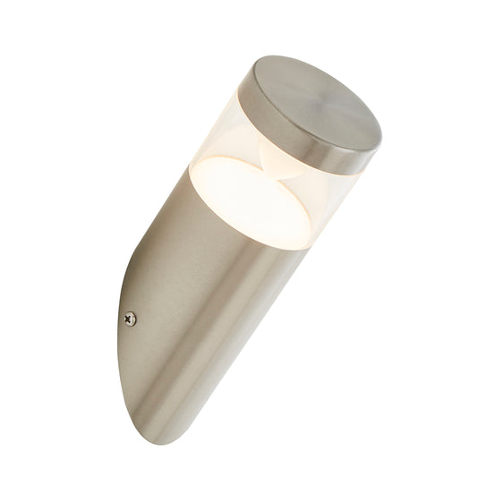 Forum ZN-38615-SST Pollux 4W LED Angled Wall Light 3000K IP44 Stainless Steel