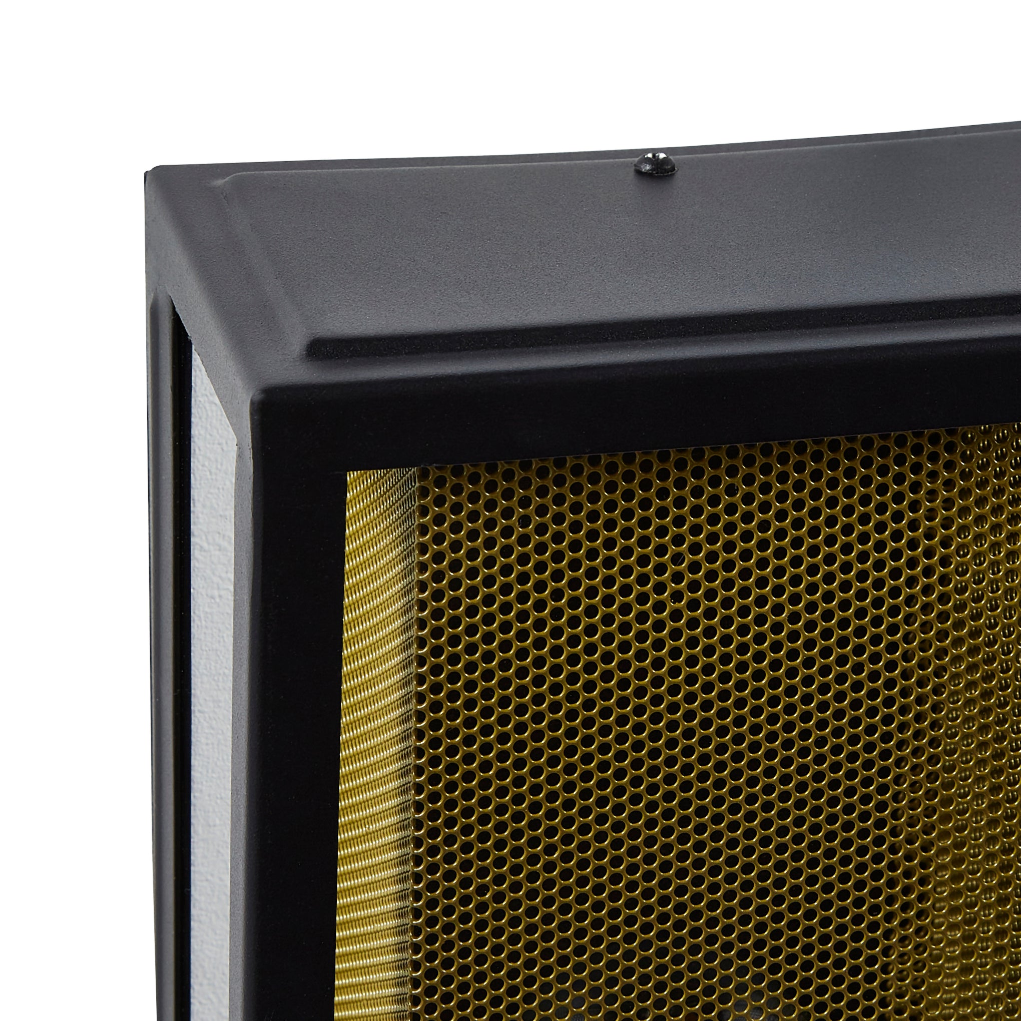 Forum ZN-40002-BLK Cuba E27 Brass Mesh Box Lantern IP44 Black