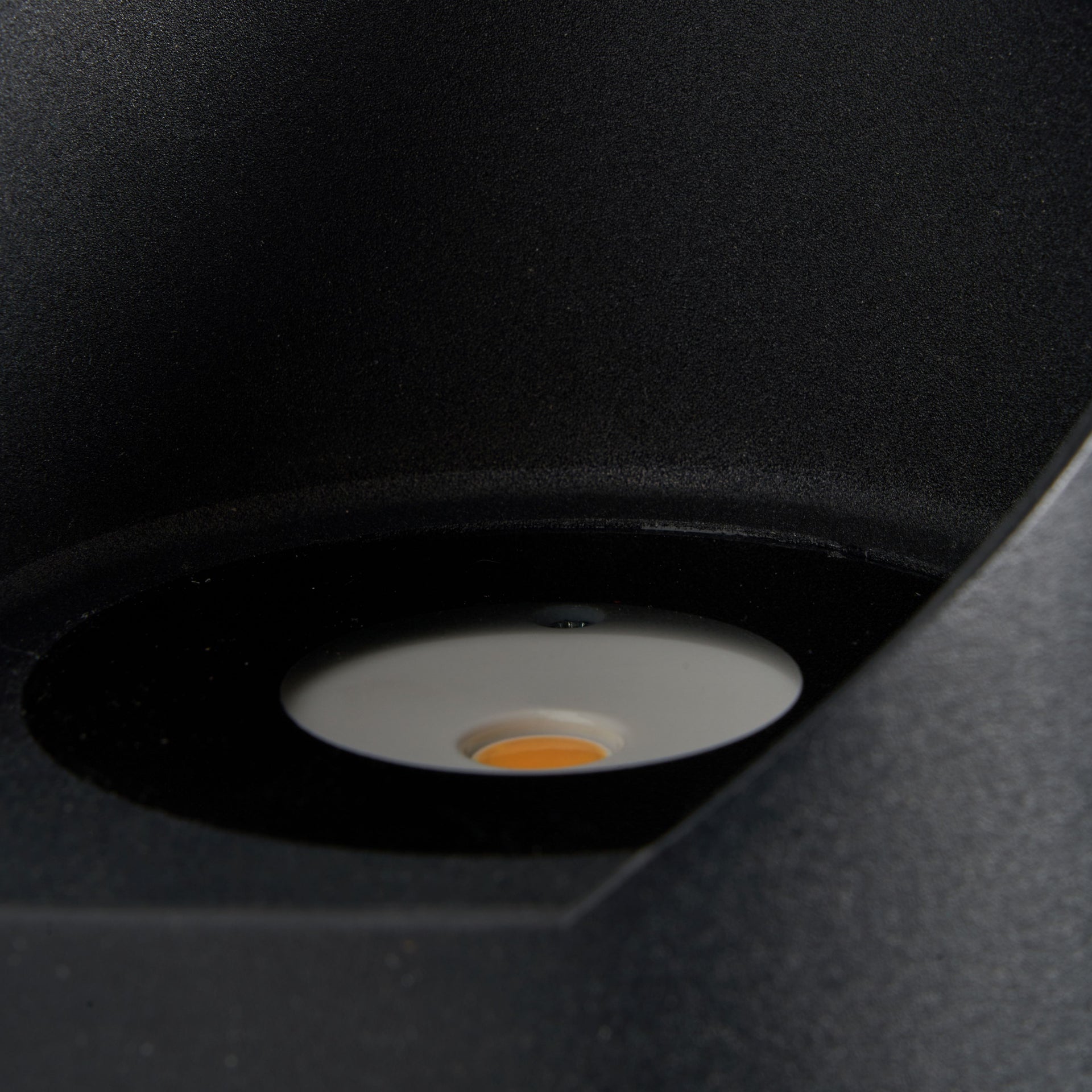 Forum ZN-42066-BLK Bude 12W LED Backlit Spiral Wall Light 4000K IP54 Black