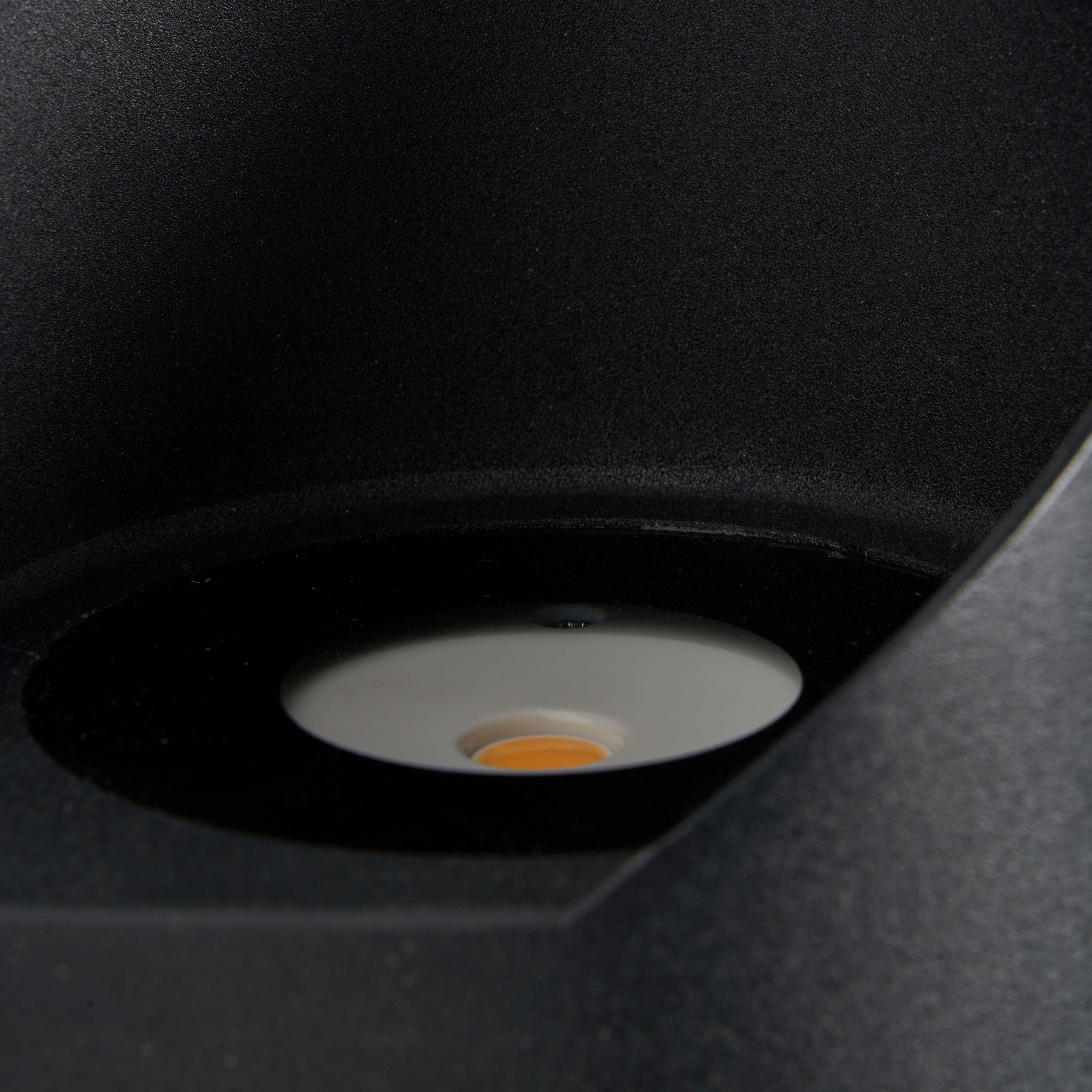 Forum ZN-42066-BLK Bude 12W LED Backlit Spiral Wall Light 4000K IP54 Black