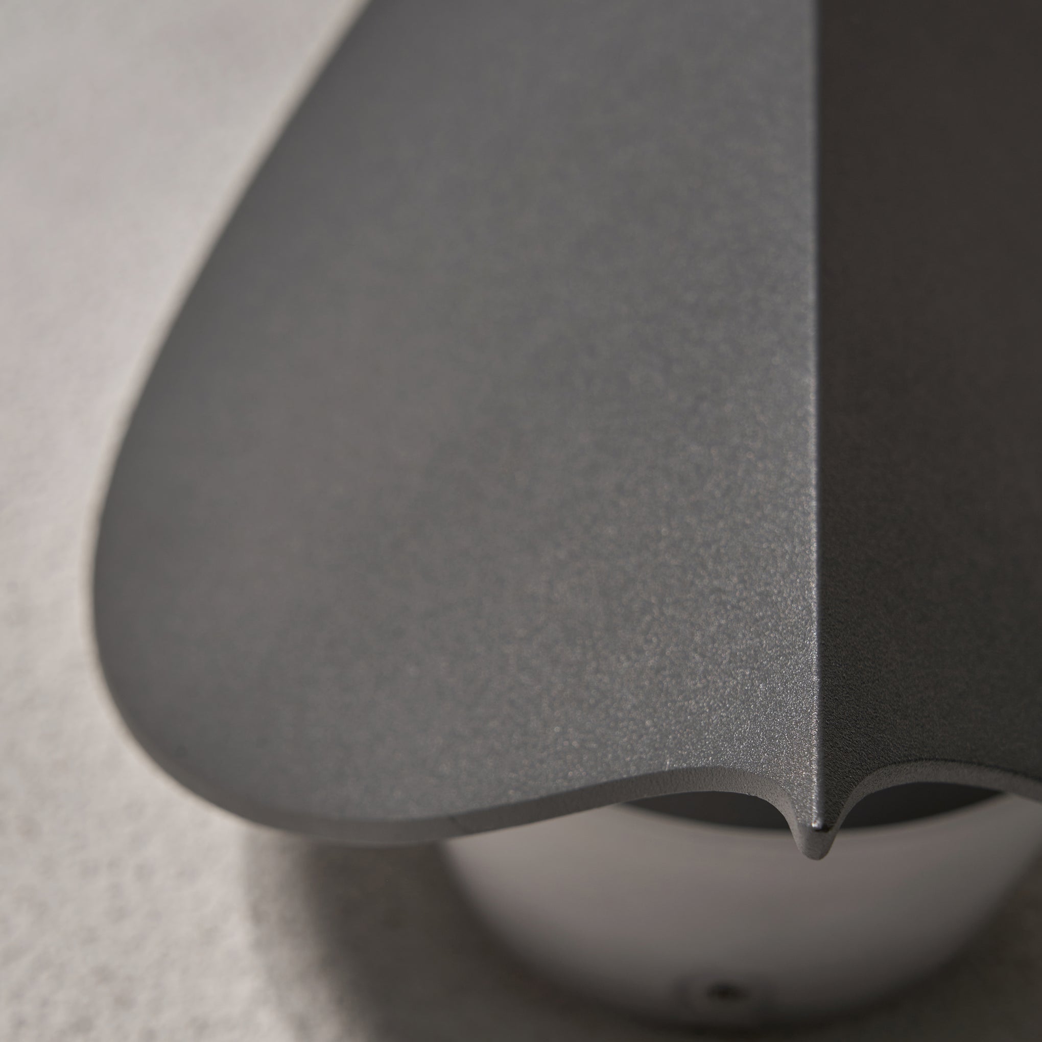 Forum ZN-43344-ANTH Alani 9.5W LED Leaf Wall Light 4000K IP65 Anthracite