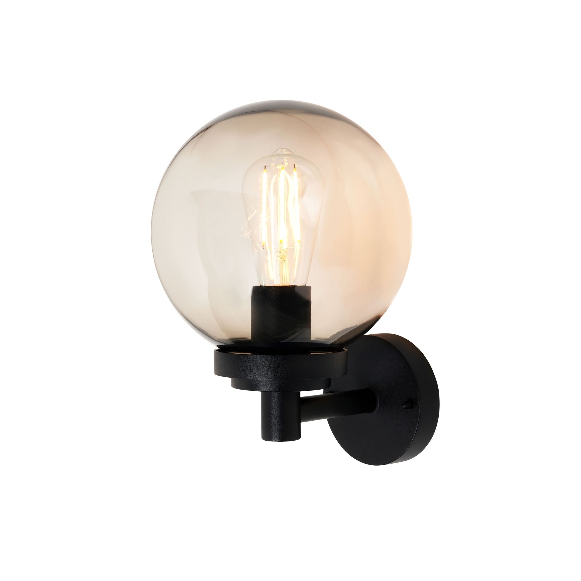 Forum ZN-44227-BLK Gaki E27 Globe Wall Light IP44 Black