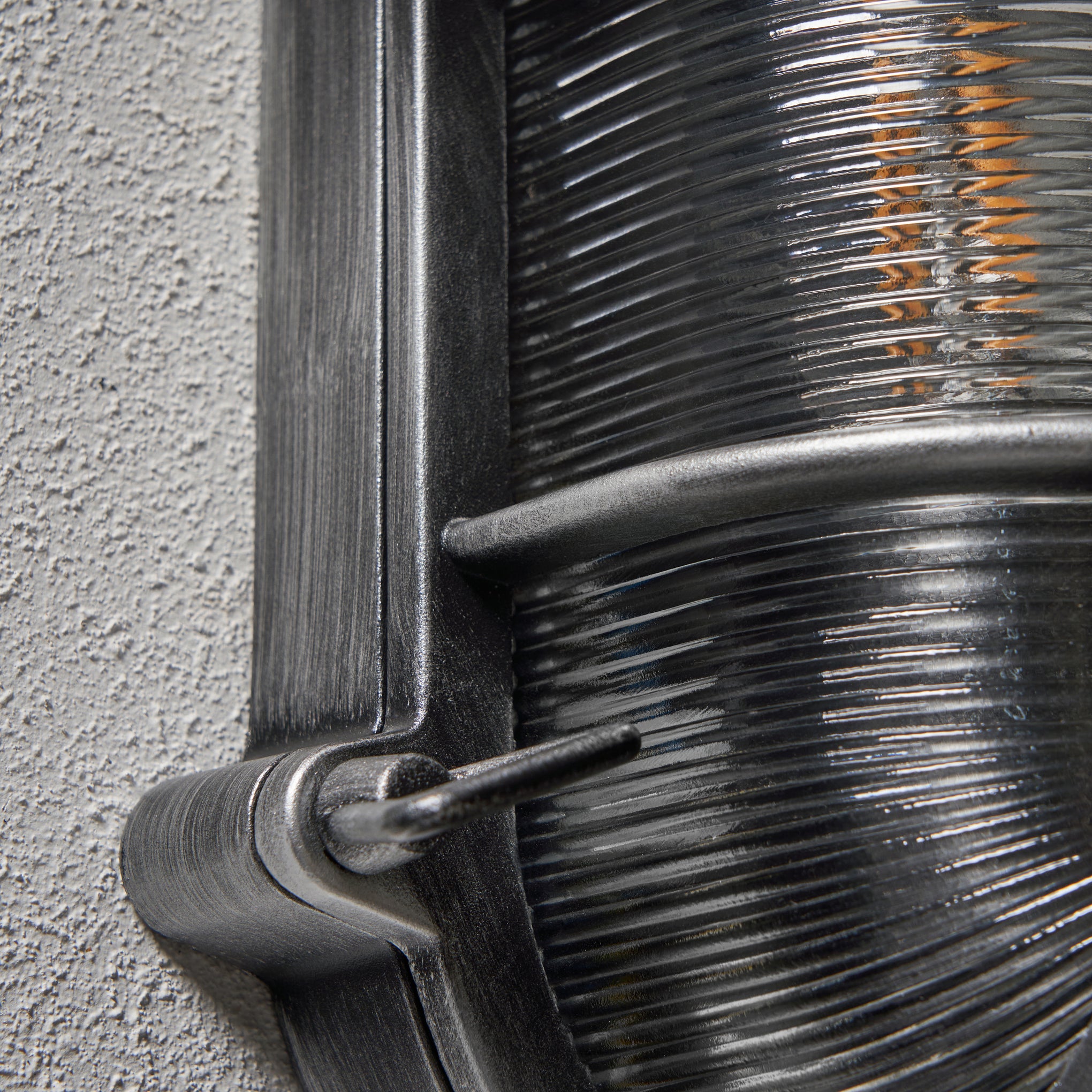 Forum ZN-44230-SIL Davey E27 Caged Bulkhead IP44 Silver