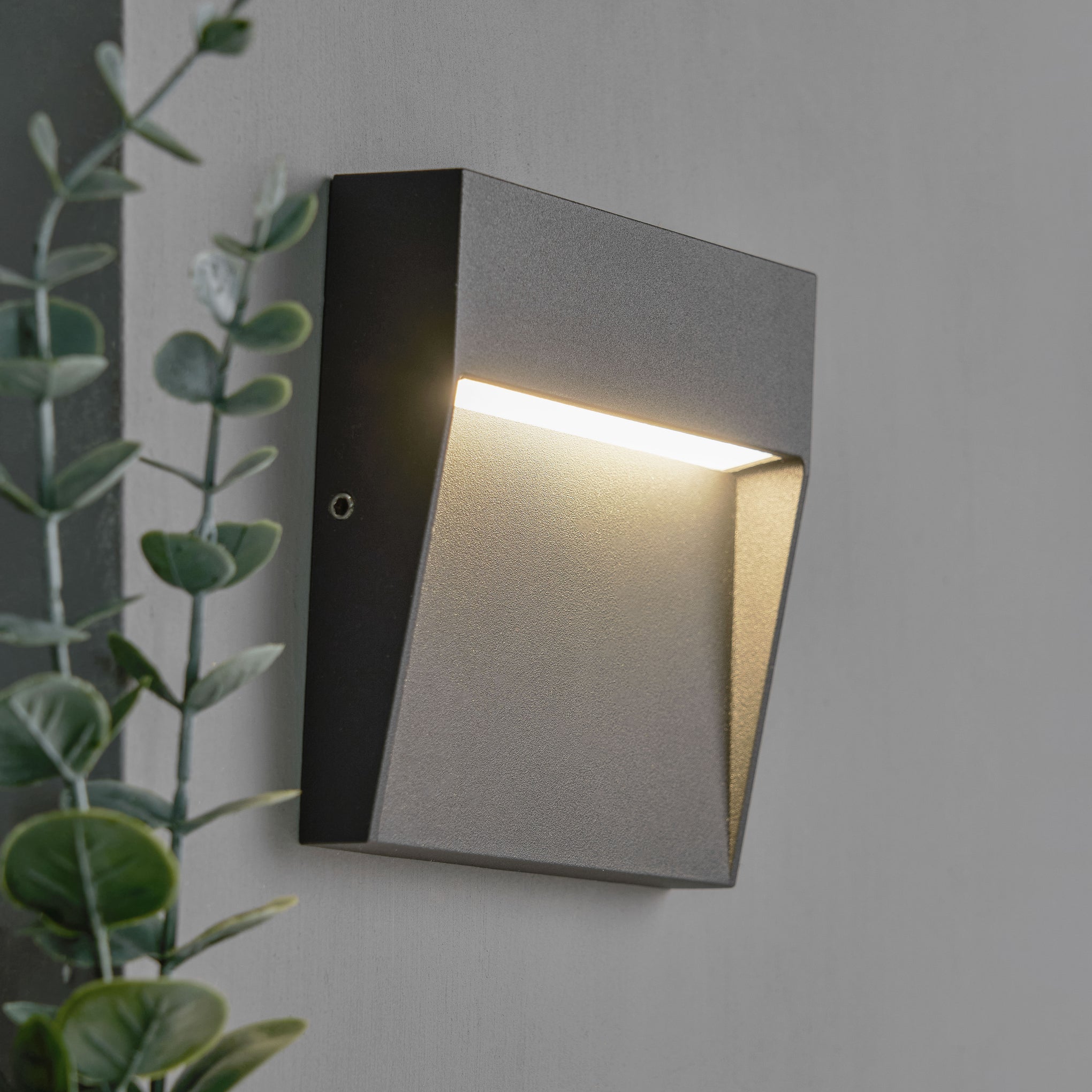 Forum ZN-44238-ANTH Puya 3W Square LED Guide Light 4000K IP54 Anthracite