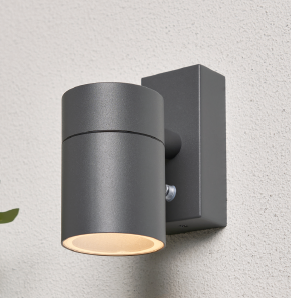 Forum ZN-45626-ANTH Leto GU10 Down Light with Photocell IP65 Anthracite