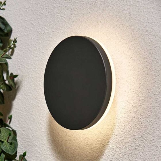Forum ZN-46083-ANTH Tetbury 9W LED Round Wall Light 4000K IP54 Anthracite