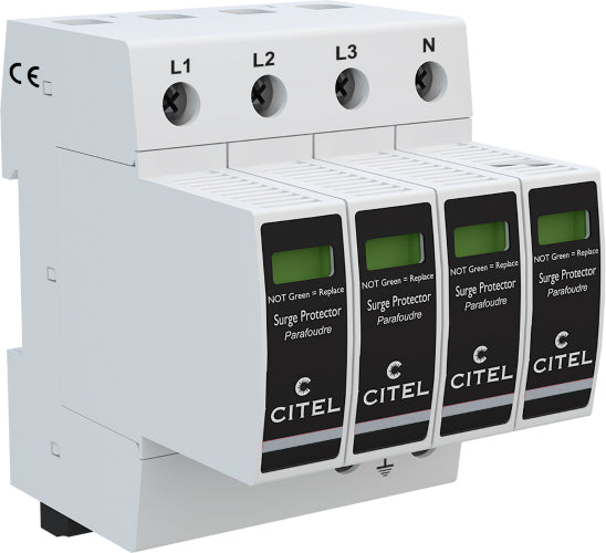 Switchtec DAC1-13VGS-40-275 Citel 50KA 3P+N TNS/TN-C-S Type 1+2+3 Surge Protection Device