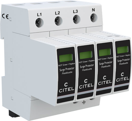 Switchtec DAC1-13VGS-40-275 Citel 50KA 3P+N TNS/TN-C-S Type 1+2+3 Surge Protection Device