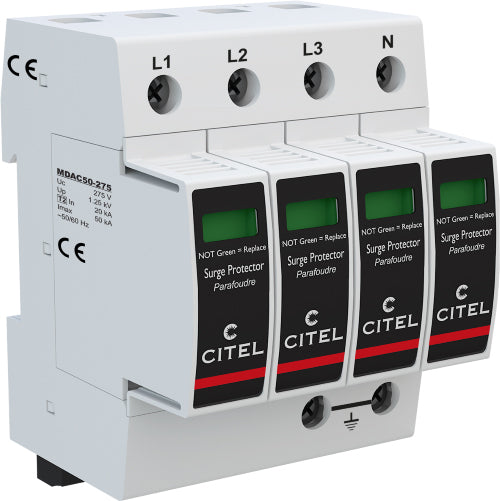 Switchtec DAC50S-40-275 Citel 200KA 3P+N TNS/TN-C-S Type 2 Surge Protection Device MOV