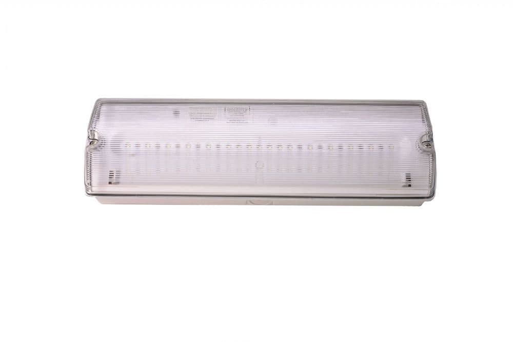Hispec HSEM/LED Emerald 4.5W LED Emergency Bulkhead IP65 White