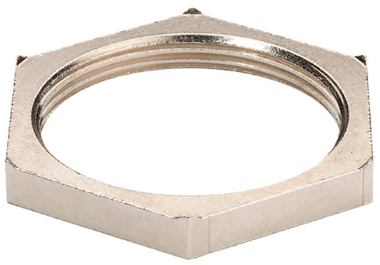 Wiska 10101777 EMMU 75mm Brass Nickel Plated Locknut