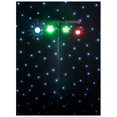 FXLAB G017KC 4 Way DJ Light and Stand Set
