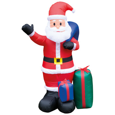St Helens Home and Garden GH9042 150cm Inflatable LED Santa Claus
