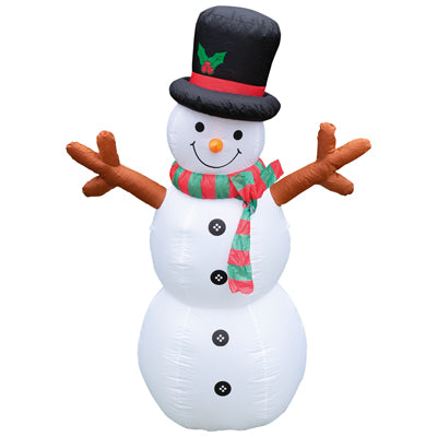 St Helens Home and Garden GH9044 180cm Inflatable LED Snowman