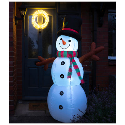 St Helens Home and Garden GH9044 180cm Inflatable LED Snowman