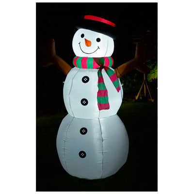 St Helens Home and Garden GH9044 180cm Inflatable LED Snowman