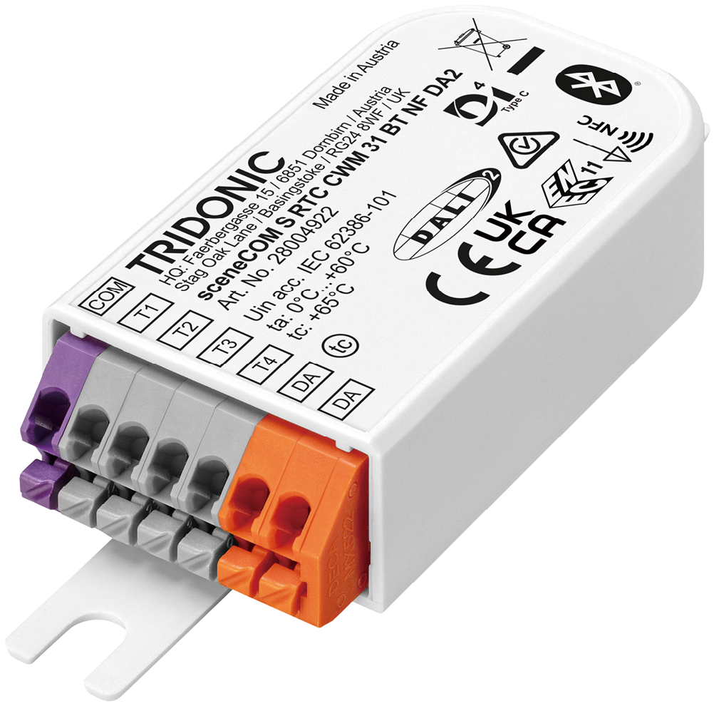 Kosnic SCOM-RTCDA2 SceneCOM DALI-2 Application Controller White