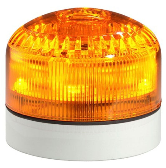 Switchtec SIR-E-2-LTSG Sirena SIR-E 12-24V Amber Multifunction Sounder Beacon with Shallow Grey Base
